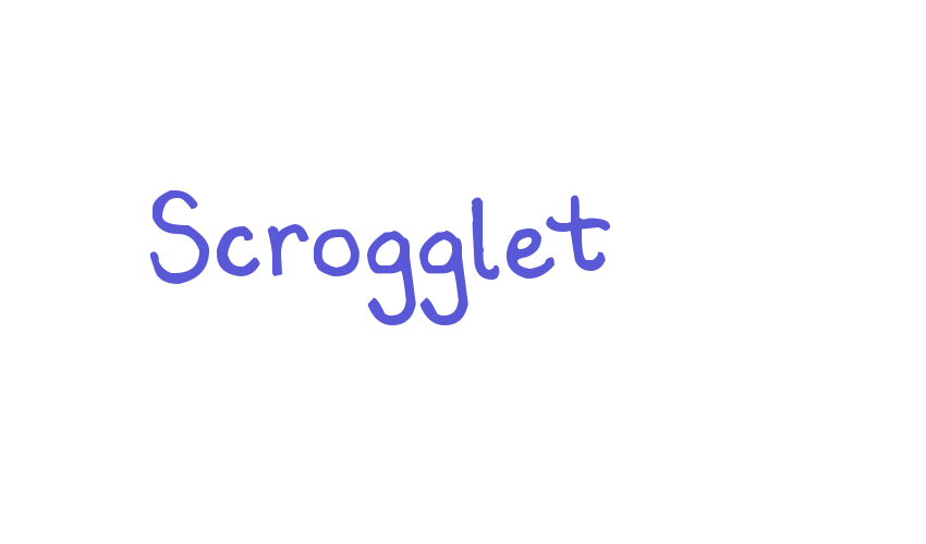 Scrogglet Font