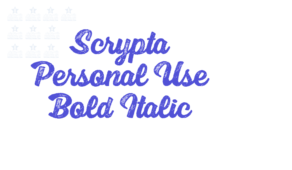 Scrypta Personal Use Bold Italic-font-download