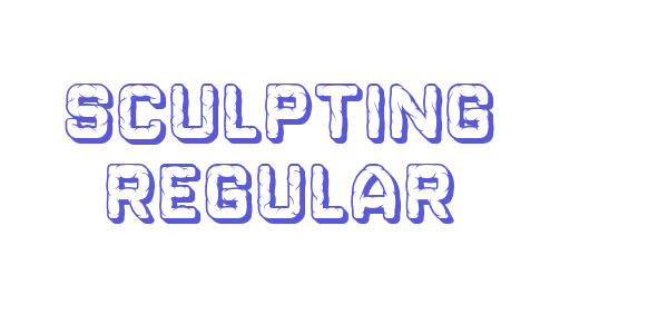 Sculpting Regular font free