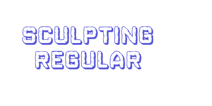 Sculpting Regular Font Download