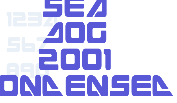 Sea Dog 2001 Condensed Font