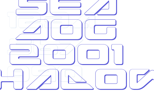 Sea Dog 2001 Shadow Font Download