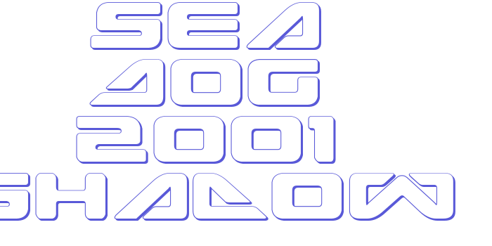 Sea Dog 2001 Shadow Font Download