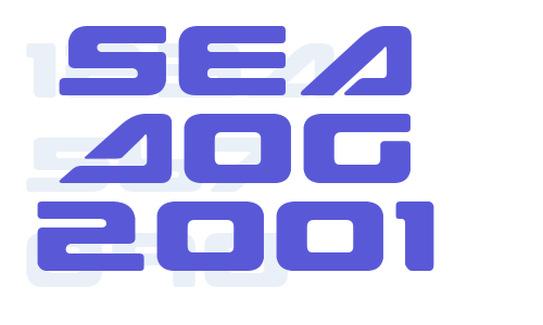 Sea Dog 2001 Font Download