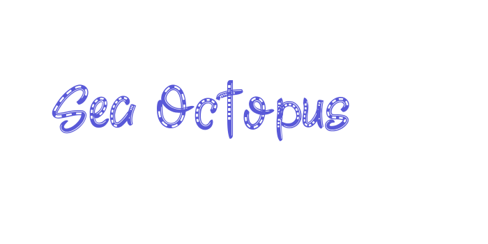 Sea Octopus Font Download