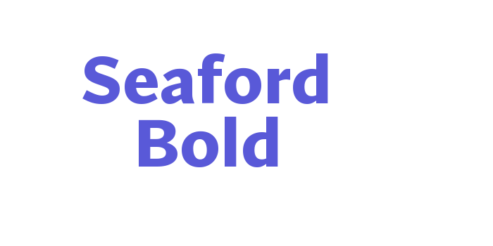 Seaford Bold Font