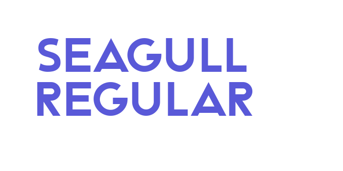 Seagull Regular Font