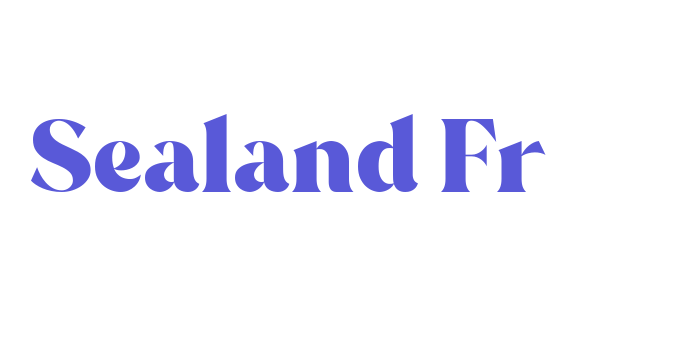 Sealand Fr Font