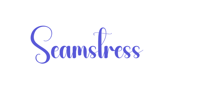 Seamstress Font