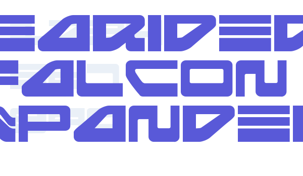 Searider Falcon Expanded font free