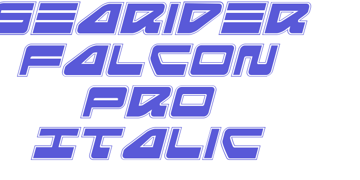 Searider Falcon Pro Italic Font Download