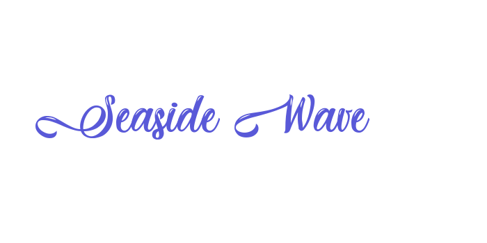 Seaside Wave Font Download