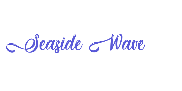 Seaside Wave Font