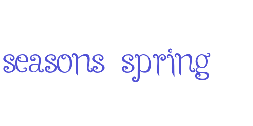 Seasons-Spring-font-download