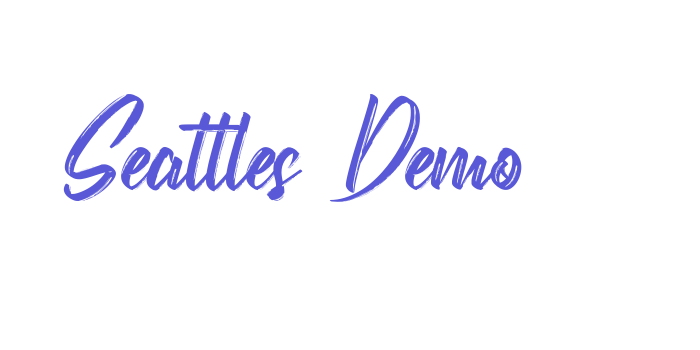 Seattles Demo Font Download