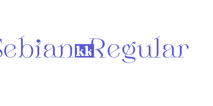 Sebian-Regular Font Download