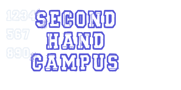 Second Hand Campus font