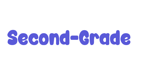 Second-Grade Font Download