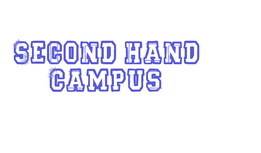 Second Hand Campus Font