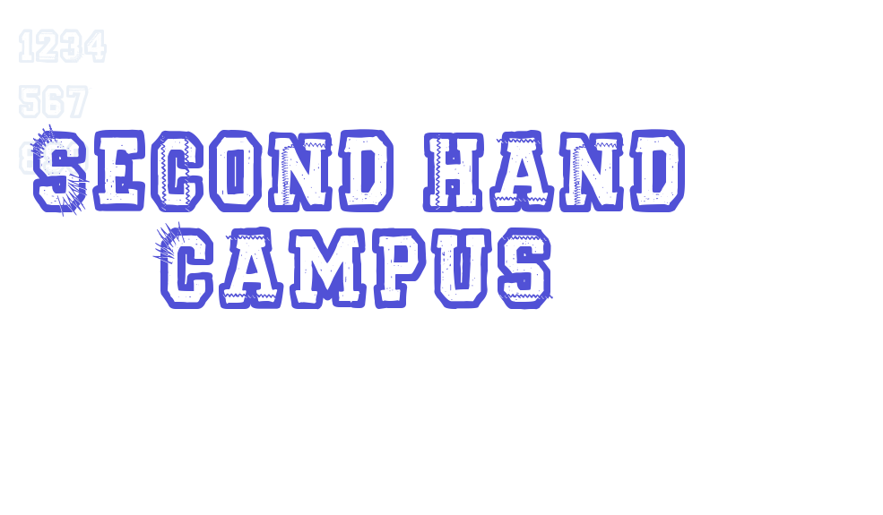 Second Hand Campus-font-download