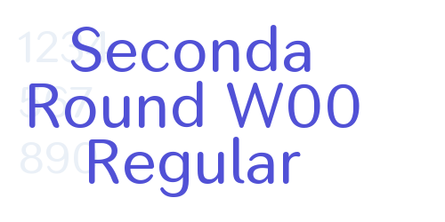Seconda Round W00 Regular-font-download