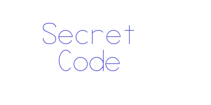 Secret Code Font