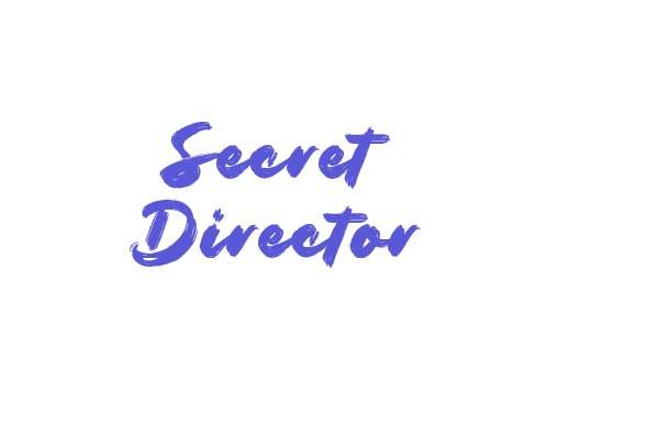 Secret Director Font