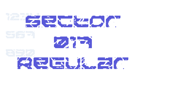 Sector 017 Regular font free