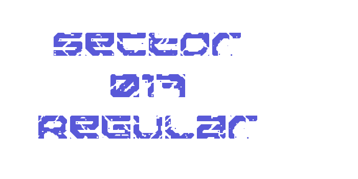 Sector 017 Regular Font Download