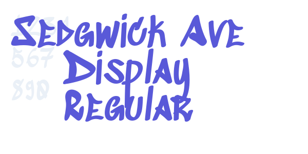 Sedgwick Ave Display Regular font free