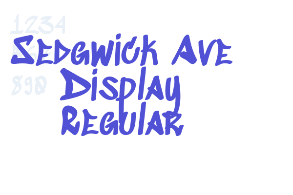 Sedgwick Ave Display Regular Font Download