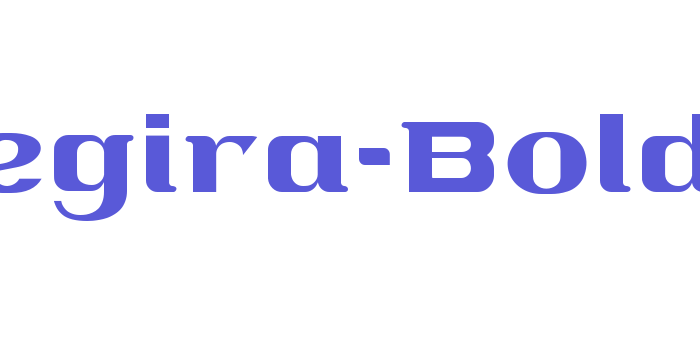 Segira-Bold Font