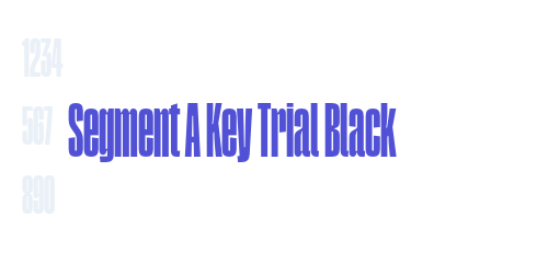 Segment A Key Trial Black-font-download