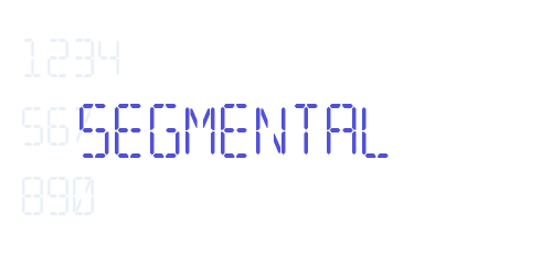 Segmental-font-download