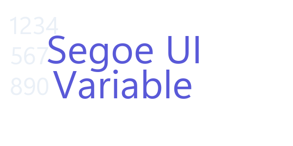 Segoe UI Variable font free