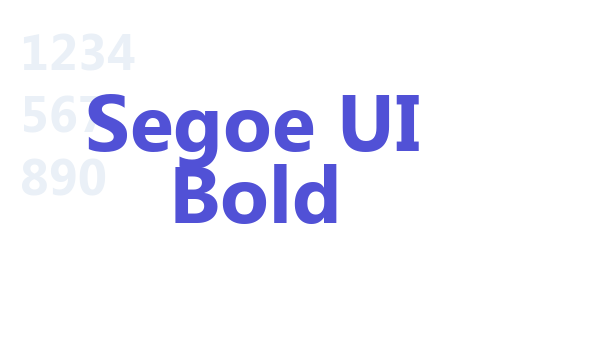 Segoe UI Bold font download