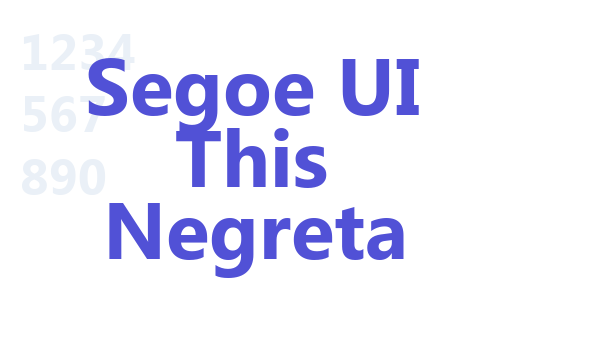 Segoe UI This Negreta font download