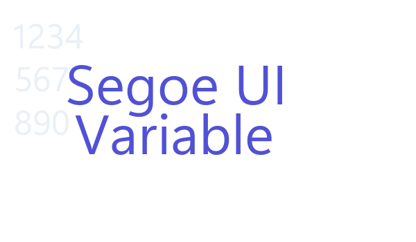 Segoe UI Variable font download