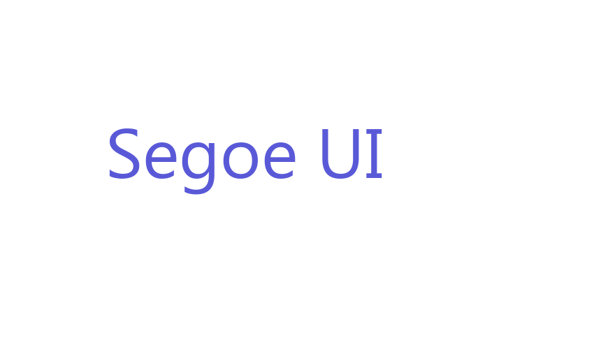 Segoe UI Font Download