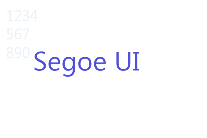 Segoe UI font download