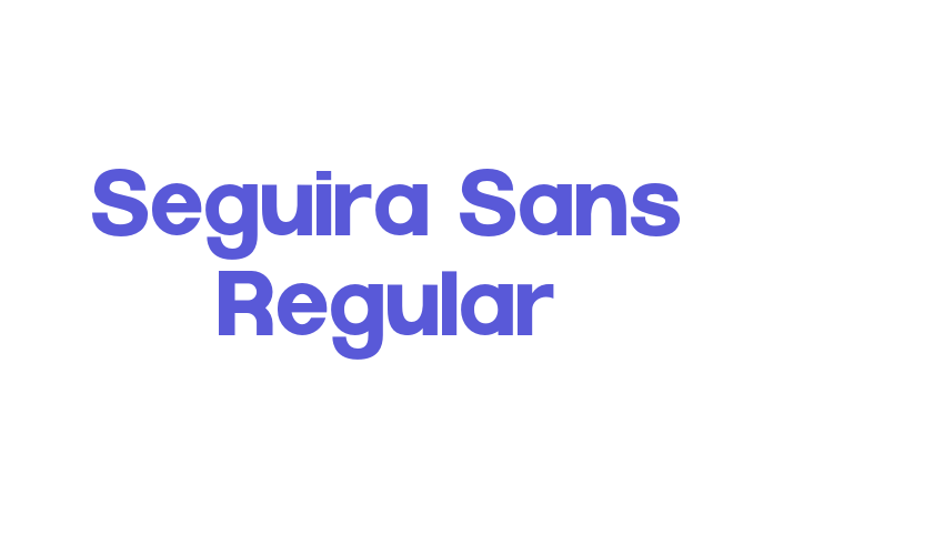 Seguira Sans Regular Font Download