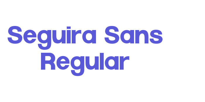 Seguira Sans Regular Font