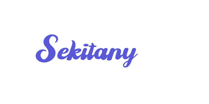 Sekitany Font