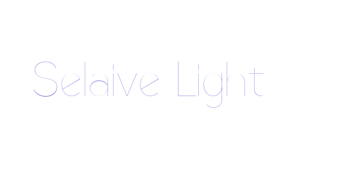 Selaive Light Font Download