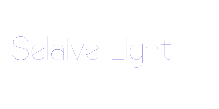 Selaive Light Font