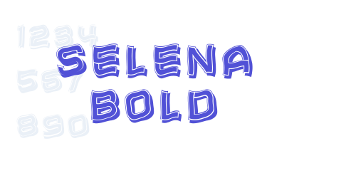 Selena Bold-font-download