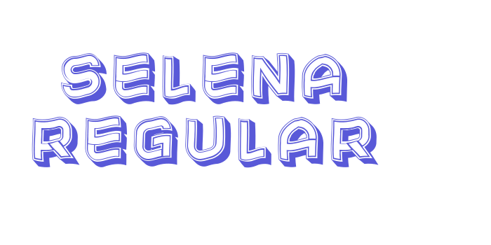 Selena Regular Font