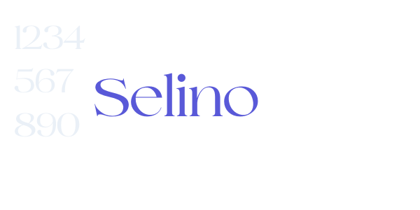 Selino font