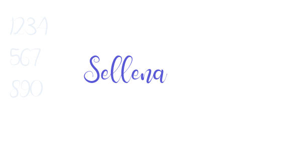 Sellena font free