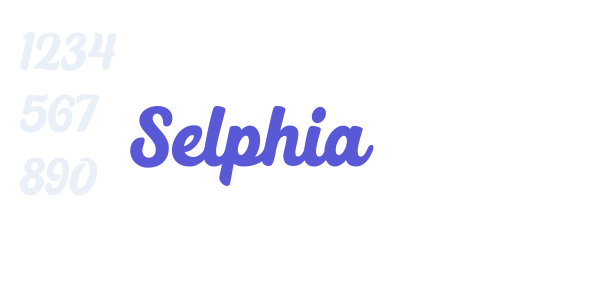 Selphia font free